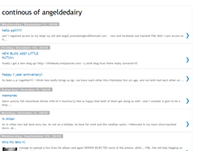 Tablet Screenshot of angeldehappydiary.blogspot.com