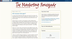 Desktop Screenshot of marketingrenegade.blogspot.com