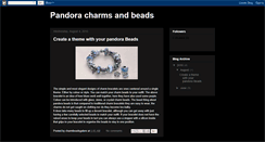 Desktop Screenshot of pandora-charms-beads.blogspot.com