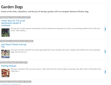 Tablet Screenshot of gardendogs.blogspot.com
