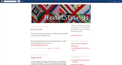 Desktop Screenshot of heartstringsquiltproject.blogspot.com
