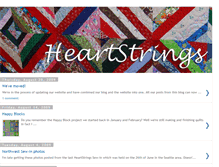 Tablet Screenshot of heartstringsquiltproject.blogspot.com