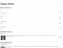Tablet Screenshot of blogaomobile.blogspot.com