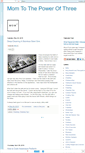 Mobile Screenshot of momtothepowerofthree.blogspot.com