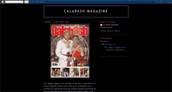Desktop Screenshot of calabashmag.blogspot.com