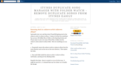 Desktop Screenshot of itunesduplicatesongmanager.blogspot.com