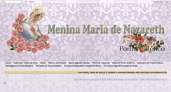 Desktop Screenshot of meninamariadenazareth.blogspot.com