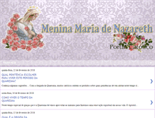 Tablet Screenshot of meninamariadenazareth.blogspot.com