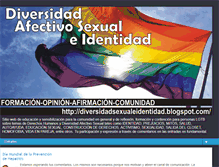 Tablet Screenshot of diversidadsexualeidentidad.blogspot.com