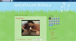 Desktop Screenshot of malayalammasalaa.blogspot.com