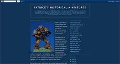 Desktop Screenshot of patricks-historical-miniatures.blogspot.com
