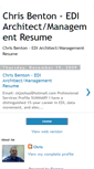 Mobile Screenshot of chrisbentontechresume.blogspot.com