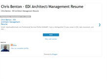 Tablet Screenshot of chrisbentontechresume.blogspot.com