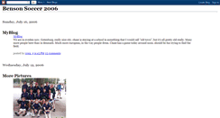 Desktop Screenshot of bensonsoccer.blogspot.com