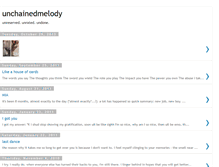 Tablet Screenshot of anunchainedmelody.blogspot.com