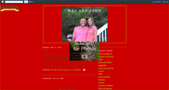 Desktop Screenshot of meg-and-john.blogspot.com