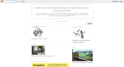 Desktop Screenshot of gengenerator.blogspot.com