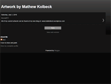 Tablet Screenshot of mathewkolbeck.blogspot.com