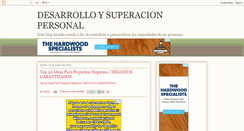 Desktop Screenshot of desarrolloysuperacionpersonal.blogspot.com