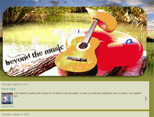 Tablet Screenshot of beyondthemusicmt.blogspot.com