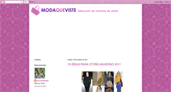 Desktop Screenshot of modaqueviste.blogspot.com