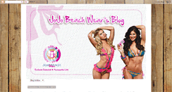 Desktop Screenshot of jojobeachwear.blogspot.com