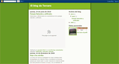 Desktop Screenshot of elblogdetercero2009.blogspot.com