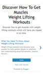 Mobile Screenshot of discoverhowtogetmuscles.blogspot.com