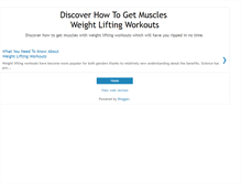 Tablet Screenshot of discoverhowtogetmuscles.blogspot.com