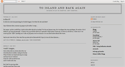 Desktop Screenshot of islandandbackagain.blogspot.com