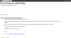 Desktop Screenshot of freeforanyone.blogspot.com