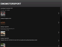 Tablet Screenshot of emgmotorsport.blogspot.com