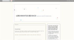 Desktop Screenshot of losamantesdebaco.blogspot.com