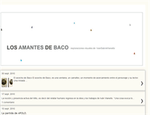 Tablet Screenshot of losamantesdebaco.blogspot.com