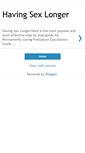 Mobile Screenshot of having-sex-longer.blogspot.com