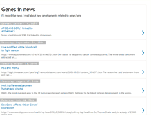 Tablet Screenshot of genesinnews.blogspot.com