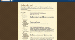 Desktop Screenshot of halluxoderwas.blogspot.com