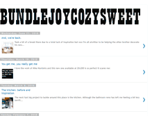 Tablet Screenshot of bundlejoycozysweet.blogspot.com