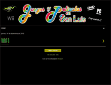 Tablet Screenshot of juegosypeliculasensanluis.blogspot.com