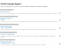 Tablet Screenshot of childcustodyexpert.blogspot.com