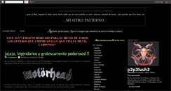 Desktop Screenshot of miotroinferno.blogspot.com