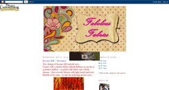 Desktop Screenshot of fabolousfabric.blogspot.com