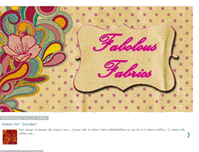 Tablet Screenshot of fabolousfabric.blogspot.com