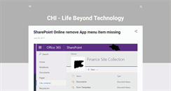 Desktop Screenshot of chionline.blogspot.com