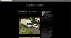 Desktop Screenshot of jongreenunnaturalhistory.blogspot.com