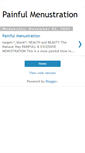 Mobile Screenshot of painfulmenustration.blogspot.com