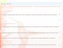Tablet Screenshot of infodelteatrosolis.blogspot.com
