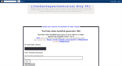 Desktop Screenshot of lilianbachegaarteemcaixas.blogspot.com