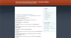 Desktop Screenshot of concursopublicos.blogspot.com