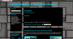 Desktop Screenshot of escolasilvioxavierantunes.blogspot.com